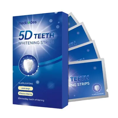 跨境热销3D 5D 9D牙贴 减黄洁白牙齿炫白亮白美牙贴片便携美牙贴 - 8