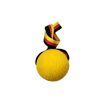 EVA Dog Toy Ball with Floating Frisbee and Tug Ring, Bite-Resistant - 12