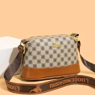 Women's Mid-Age Mom Bag, Large Capacity, Soft Leather Crossbody - 11