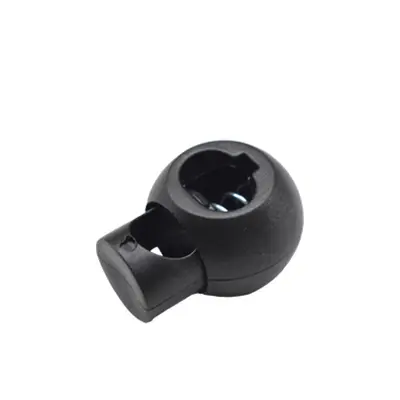 Plastic Spring Round Cord Lock Clasp for Clothing and Hat Tightening