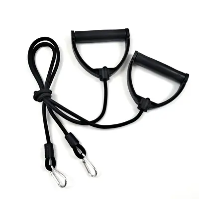Plastic Handle Resistance Rope for Back, Abdominal and Arm Training - 6