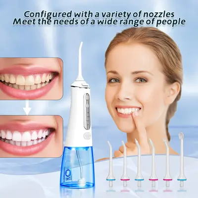 Portable Electric Dental Water Flosser for Plaque Removal - 2