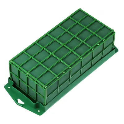Rectangular Plastic Woven Flower Stand and Wall Decorative Flower Basket
