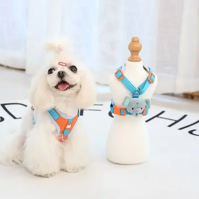 Small Dog Vest-Style Harness with Walking Leash - 8