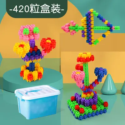 Hexagonal Building Block Assembly Puzzle Toy for Children Aged 3-6 - 12