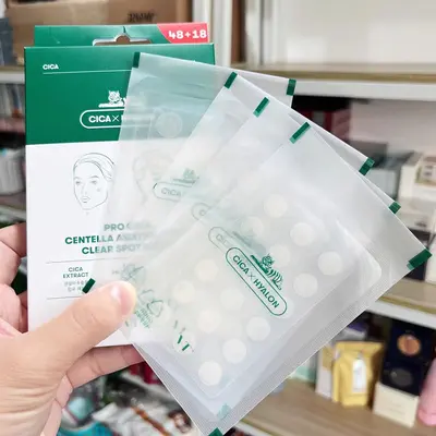 Корейские патчи VT Vitri Centella Asiatica Tiger Pimple Patch третьего поколения, невидимые, маскирующие и восстанавливающие, для удаления акне, 18 патчей - 3