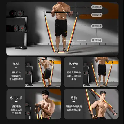 Multifunctional Pull Rope Resistance Band for Back and Shoulder Workouts - 3