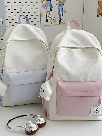 Women's School Backpack for Middle School Students, Large Capacity - 3