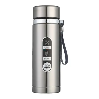304 Stainless Steel Double-Wall Vacuum Insulated Cup with Strap - 9