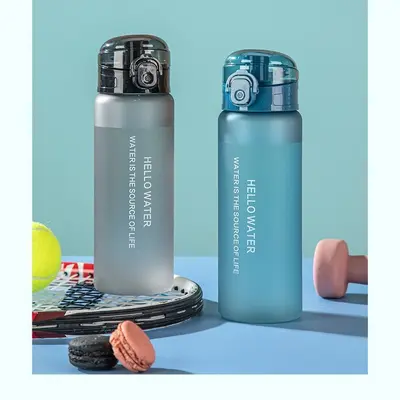 Çapraz Sınır Mat Sporcu Su Şişesi Yüksek Değerli Büyük Kapasiteli Taşınabilir Öğrenci Açık Hava Bardağı water bottle