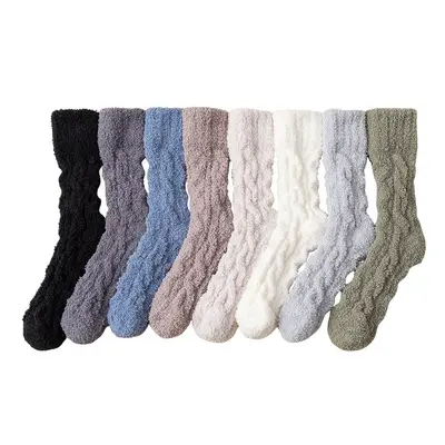 Coral Fleece Winter Socks Non-Shedding Thick Home Socks