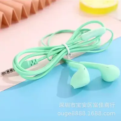 U19 gaming in-ear headphones, wired, silicone, colorful