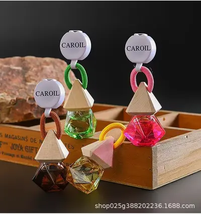 Langlong Car Rearview Mirror Pendant, Aromatherapy Car Perfume with Long-Lasting Fragrance - 11