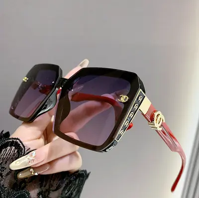 Women's Sunglasses UV400 Protection Large Frame - 7