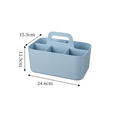 Desktop storage box multi-compartment, portable, home and office - 11