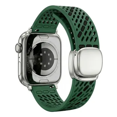 Apple Watch S11 için Delikli Silikon Manyetik Kordon - 12