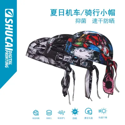Verstellbare Piratenmütze mit Bindeband, Outdoor-Sport