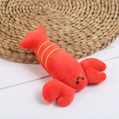 Ocean Animal Plush Squeaky Dog Toy, Durable Chew Toy for Puppies - 8