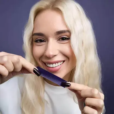 Dr Dent Purple Zahnaufhellungsstreifen, schmelzschonend - 5