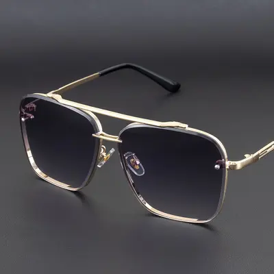 Pilot Sunglasses for Men, Driving UV Protection, Anti-Glare Sunglasses for Men, Travel Driving Super Cool Eyewear, Trendy