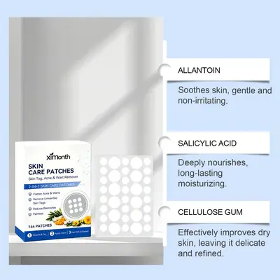 XIMONTH 2-in-1 Skin Smoothing Care Patch for Face and Body - 4