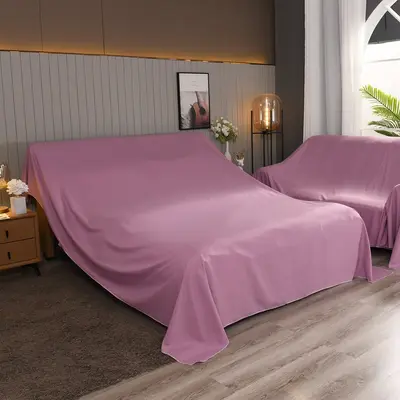 Furniture dust cover dust-proof fabric bed sheet wardrobe cover home decoration cover elastic modern simple - 8