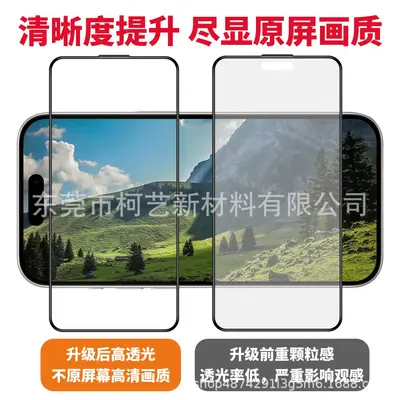 iPhone 14 Pro Max Mat Temperli Cam Ekran Koruyucu