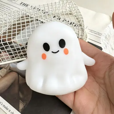 Halloween Ghost and Devil Squishy Toy, Coconut Oil Vaseline Stress Ball - 8