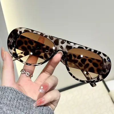 Outdoor-Sonnenbrille mit UV-Schutz, schlichter Fahrerstil für Damen und Herren - 4