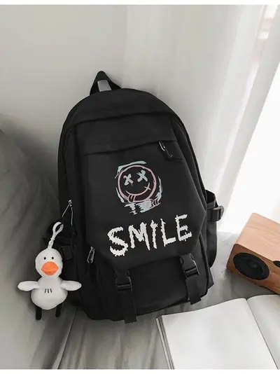 Men's Middle and High School Backpack, Laptop Compartment, Lightweight Spine-Protecting - 5