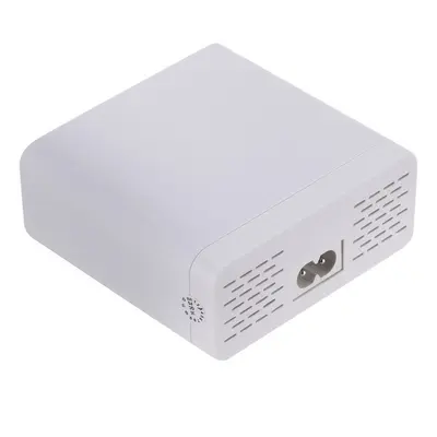 LCD ekranlı 6 portlu USB akıllı telefon şarj cihazı, çoklu portlu USB hızlı şarj 40W çok fonksiyonlu seyahat şarj başlığı