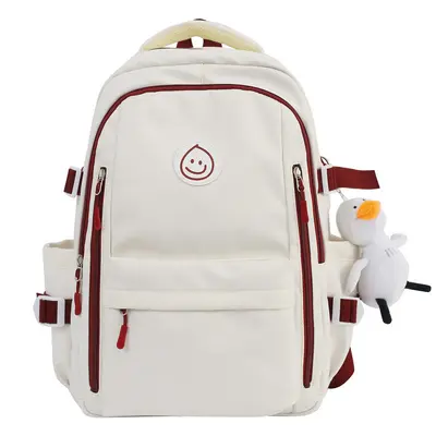 Grenzüberschreitender Rucksack koreanischer Stil Instagram-Stil vielseitiger Universitäts-Schülertasche Damen japanischer Stil Nylon-Mittelschüler-Rucksack großer Kapazität