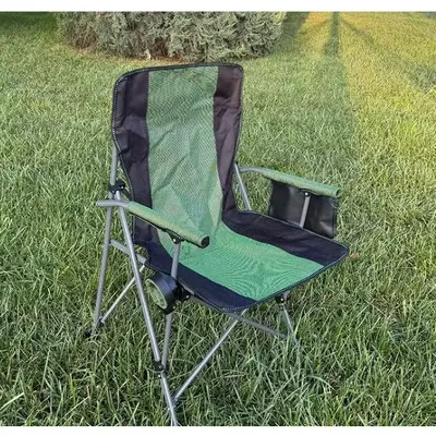 Portable Folding Camping Chair with Armrests for Outdoor Use - 7