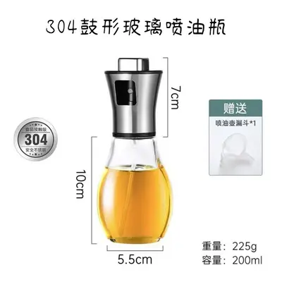 Glass oil spray bottle, olive oil, food-grade, shatterproof - 11