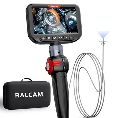 RALCAM Industrial Endoscope Ultra-thin 3mm Probe High-definition Inspection Endoscope for Detecting Burrs Cracks and Welds