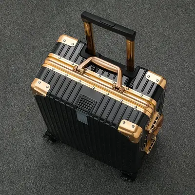 Aluminium Frame Universal Wheel Combination Lock Carry-On Case - 7