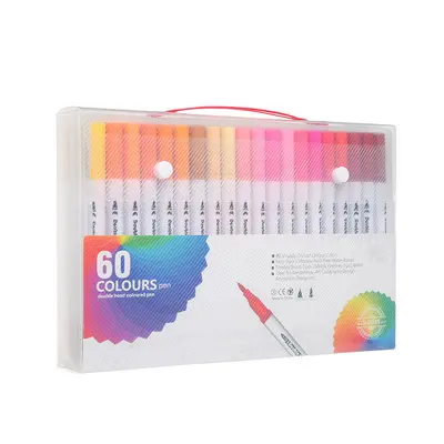 Doppelseitige Aquarellmaler, 120 Farben, waschbar - 10