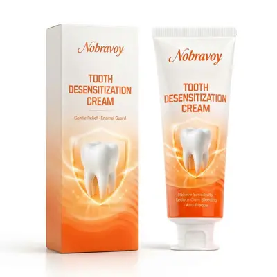 Nobravoy Tooth Desensitizing Paste, Whitening, Freshens Breath