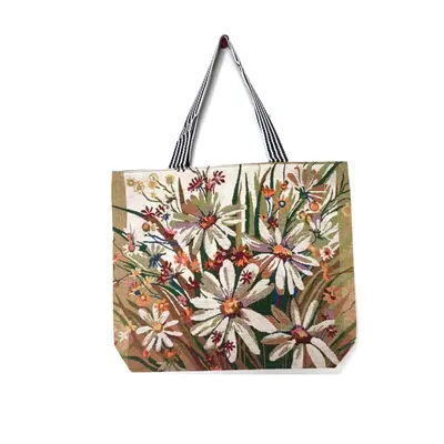 Korean-Style Student Handbag, Cartoon Print Canvas Bag, Large Capacity - 7