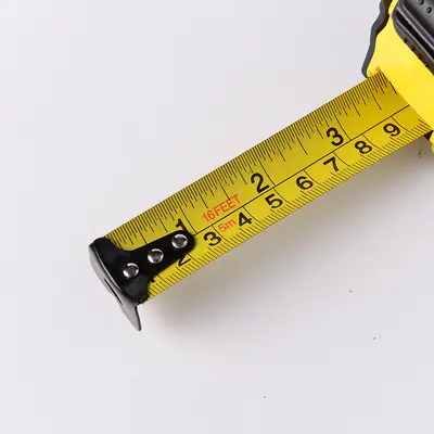 Kauçuk Kaplı Çelik Mezura 3 m, 5 m, 7,5 m, 10 m, Yüksek Hassasiyetli