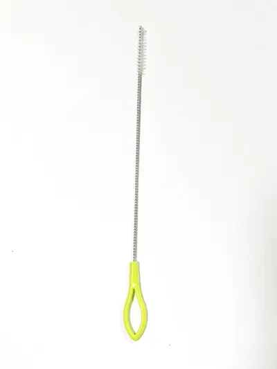 Edelstahl-Strohhalmbürste mit Nylon-Flaschenbürste - 8