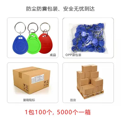 IC kartı, tutkal kartı, kimlik erişim kartı, anahtarlık, CUID kartı, NFC çipi, beyaz kart, indüksiyon RFID üyelik kartı