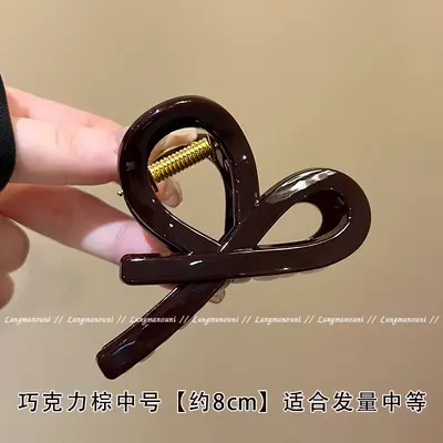 PC-Material Haargreifer Große Größe für volles Haar Haarspange Damen Hinterkopf Hai-Clip Neues Modell Hochwertiges Haarzubehör - 10