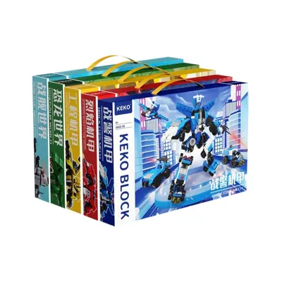 Small Particle Educational Building Blocks, Assorted Gift Box Set - 6
