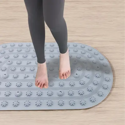 Acupressure yoga mat with foot massage pad, thickened, non-slip