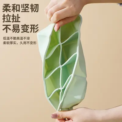 Large Ice Cube Molds Ice Tray Ice Maker Box Soft Silicone Big Size Frozen Square Ice Household Food Grade Large Molds High Capacity - 3