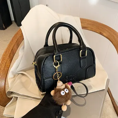 Women's Small Square Crossbody Bag, Single Shoulder, Winter Style - 7