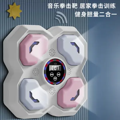 Wholesale children smart musical boxing target electronic boxing machine boxing training equipment home fight boxing wall target - 7