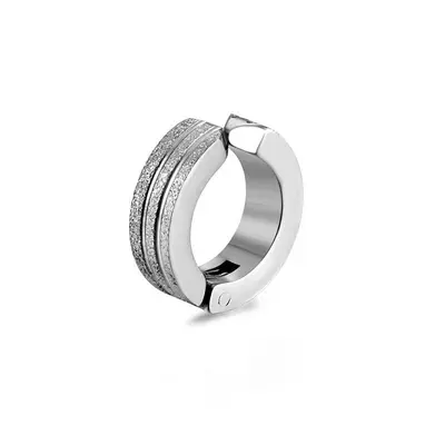 Non-piercing premium ear clips for men, fashion-forward frosted ear cuffs, trendy and unique ear accessories for men and women. - 9