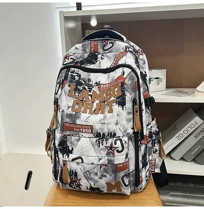 Lightweight School Backpack, Large Capacity, for High School Students - 8
